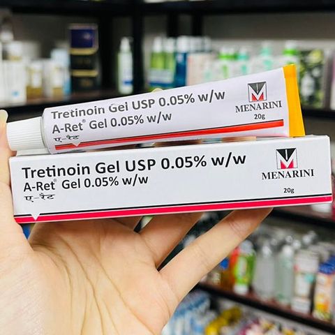  Tretinoin Gel USP 0.05% Menarini Gel Bôi Điều Trị Mụn Trứng Cá 