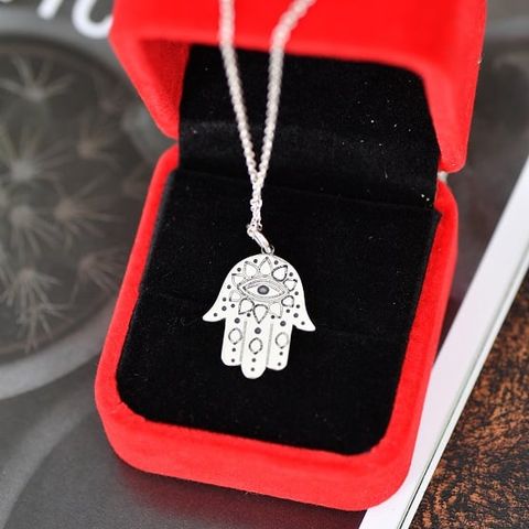  Dây Chuyền TiTan Hình Bàn Tay Hamsa 