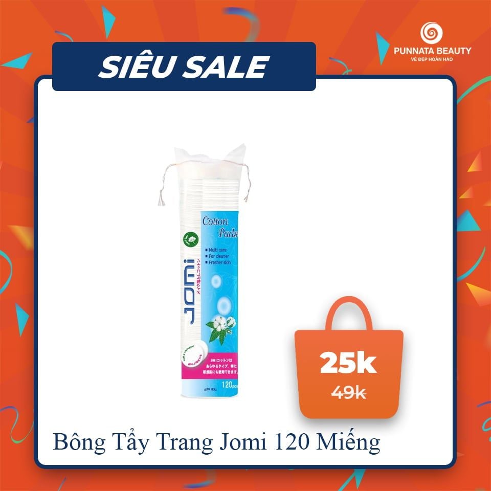 Bông Tẩy Trang Jomi Chính Hãng Giá Rẻ