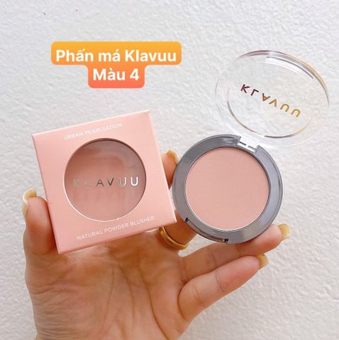  Phấn Má Hồng KLAVUU 02 Soft Peach Powder Blusher ( Cam Đào) 