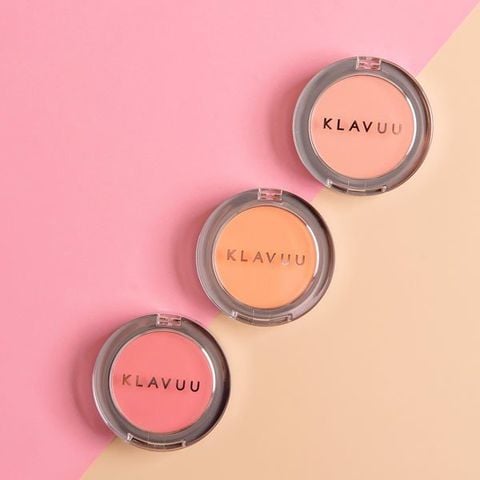  Phấn Má Hồng KLAVUU 02 Soft Peach Powder Blusher ( Cam Đào) 