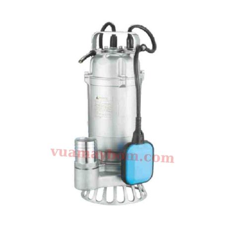 BƠM CHÌM NƯỚC THẢI INOX WQD3-12-0.55S (0.75 HP - 220V)