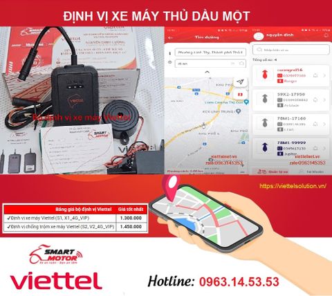 Lắp đặt tận nơi Định vị xe máy tại Thủ Dầu Một