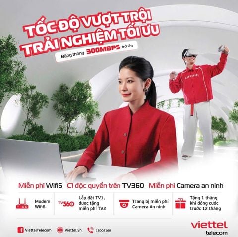Gói cước Internet Viettel 2025