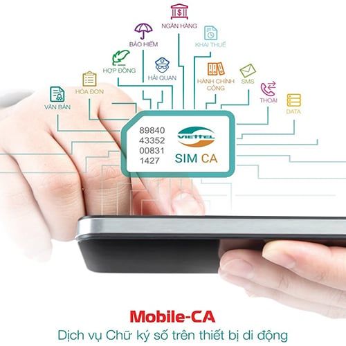 CHỮ KÝ SỐ CA - MOBILE CA