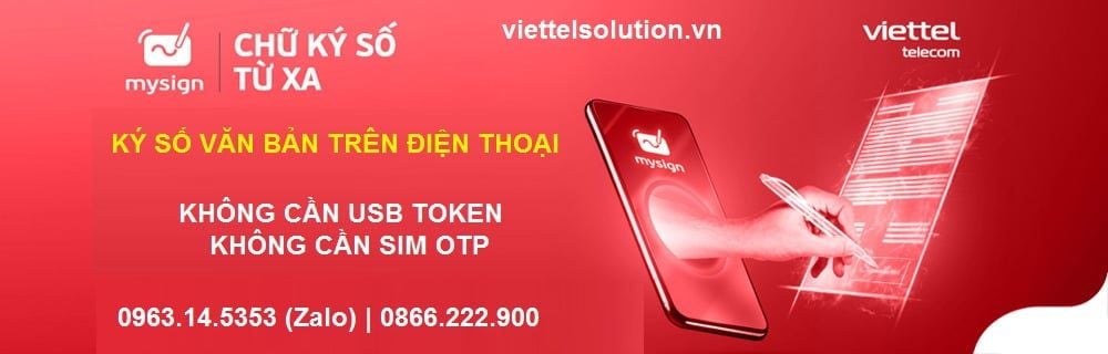 Chữ ký số từ xa MySign