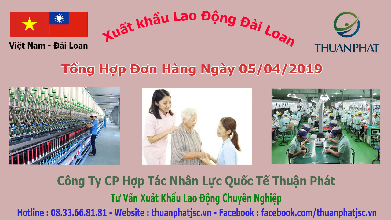 Tổng Hợp Đơn Hàng 05/04/2019