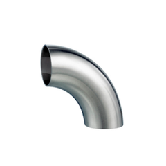 Co hàn 90° vi sinh, inox 304, bóng mờ, chuẩn SMS, nối hàn