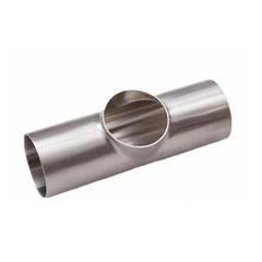 Tê bằng hàn vi sinh, inox 304, 316, bóng gương, chuẩn SMS, nối hàn