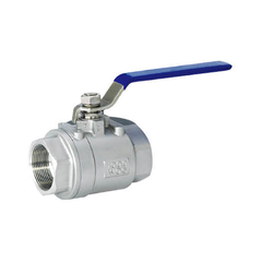 Van bi công nghiệp 2PC, inox 201, nối ren