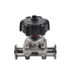 Van màng vi sinh, inox 316L, chuẩn DIN, EU, màng 1 lớp, nối clamp