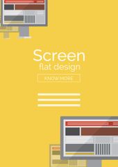 Screen Flat Design