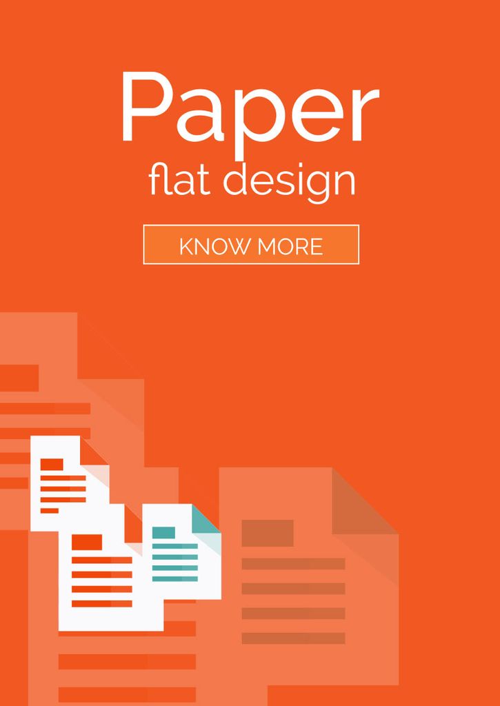 Paper Flat Design