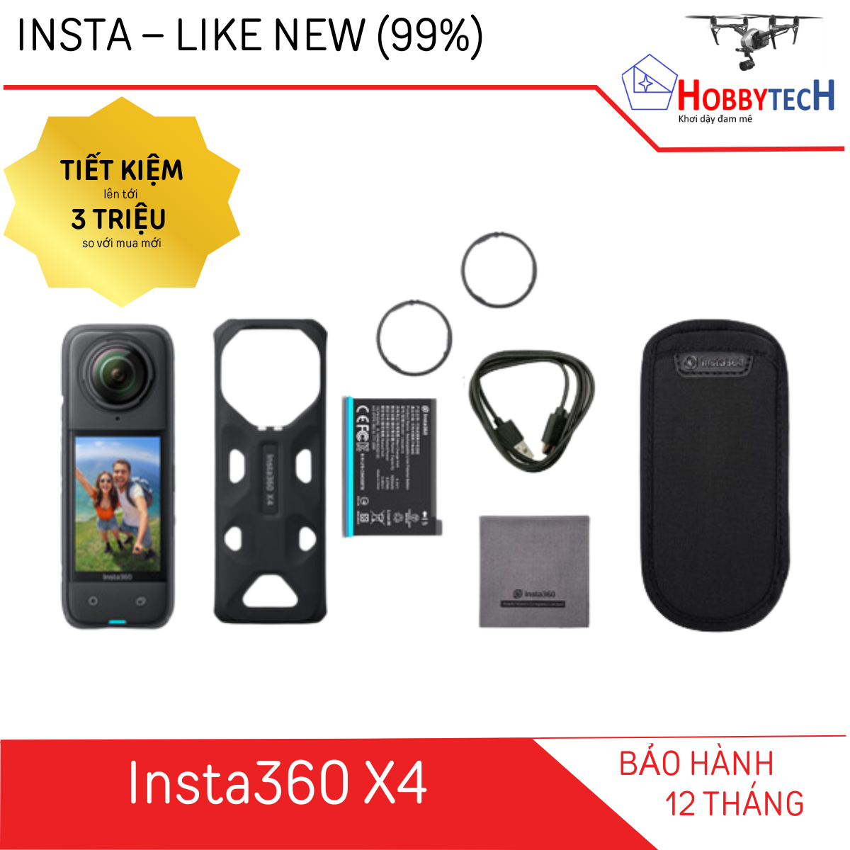 Insta360 X4 cũ (like new) - Chính hãng Insta360