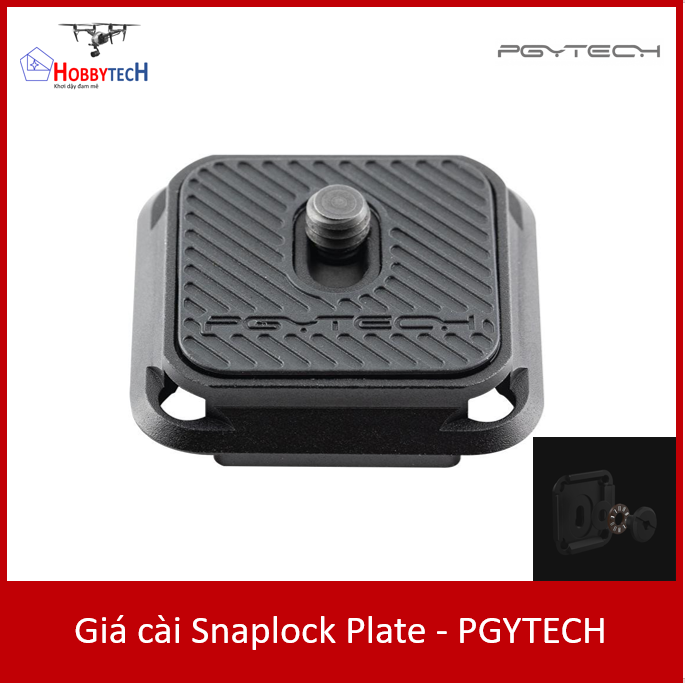 PGYtech Snaplock Plate Arca-Swiss Compatible – Giá cài Snaplock Plate