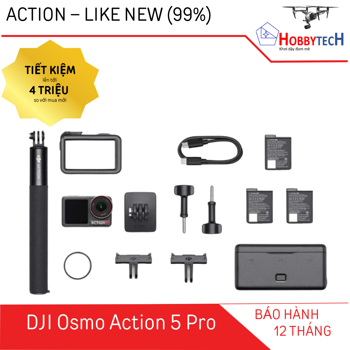 DJI Osmo Action 5 Pro cũ (Like new) - Chính hãng DJI