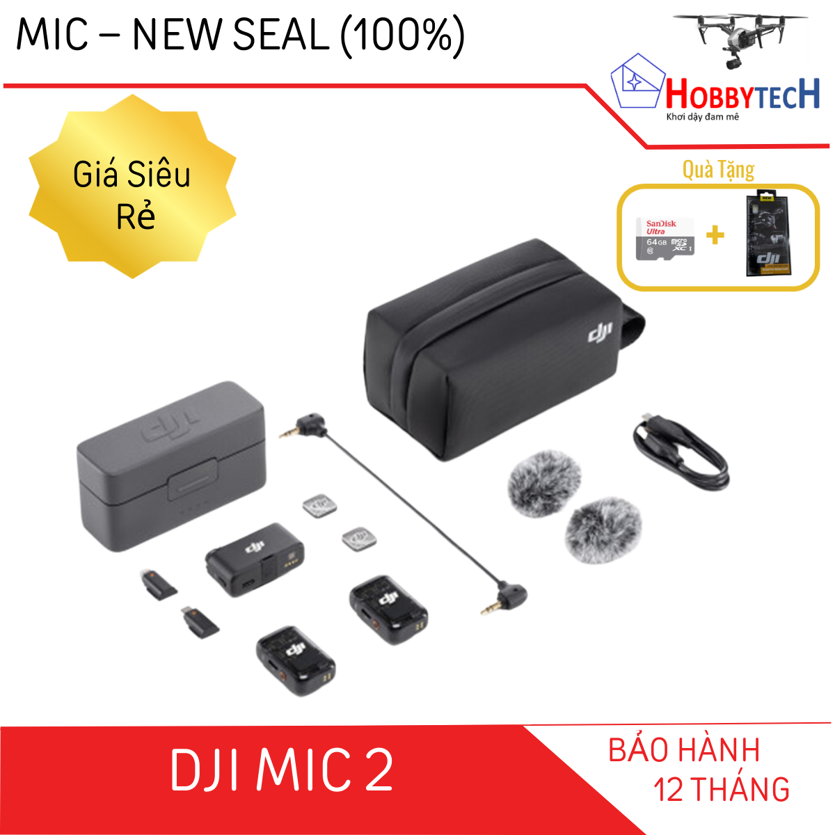 DJI Mic 2 - Chính hãng tại Hobbytech