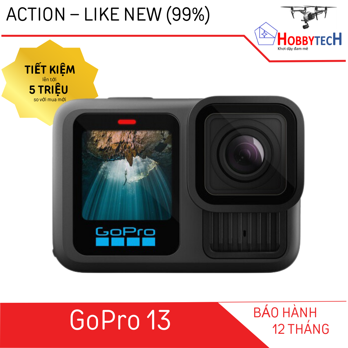 Gopro 13 Cũ (Like New) – Chính hãng Gopro