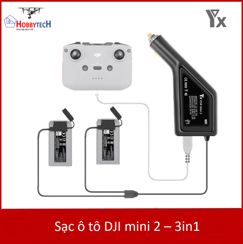  Sạc oto Mini 2 Series – 3in1 – Chính hãng Yxtech 