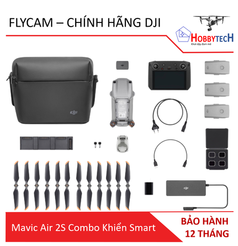  Mavic Air 2S combo – hàng chính hãng DJI ( Fly more combo + smart controller ) 