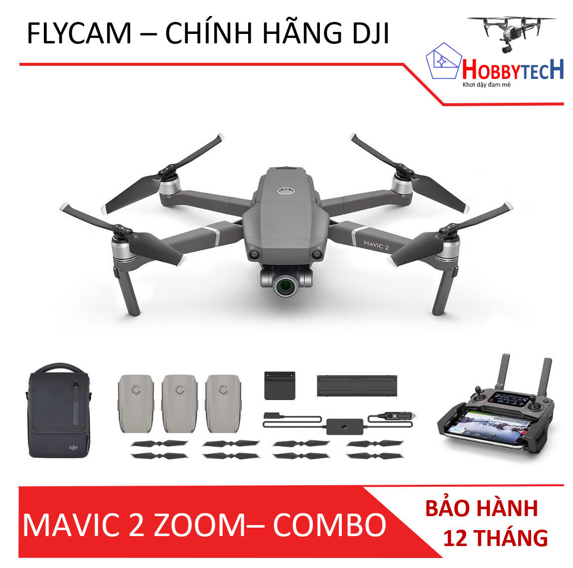 DJI Mavic 2 Zoom - Fly More Combo