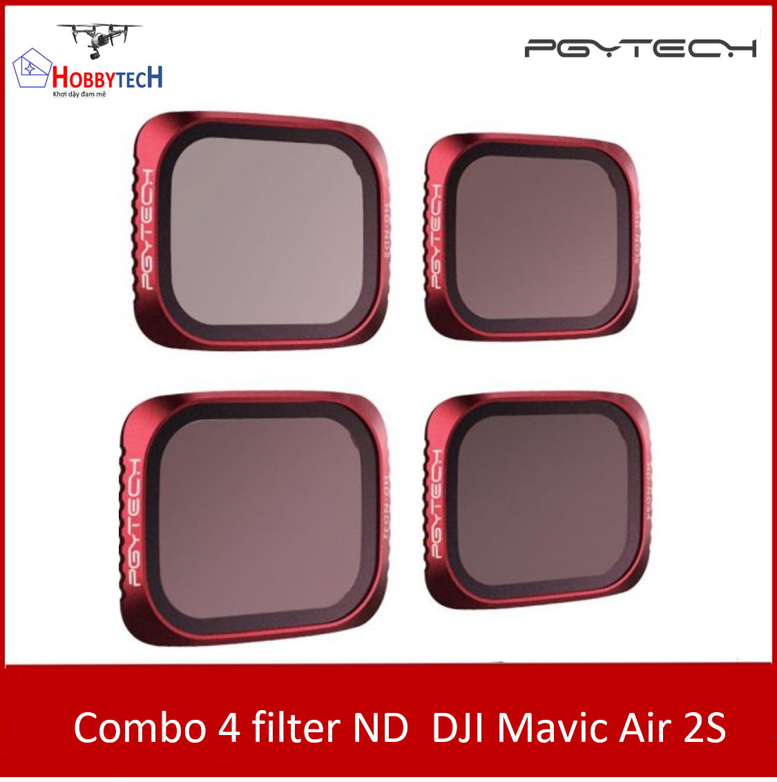 Combo 4 Filter ND DJI Mavic Air 2S – PGYtech