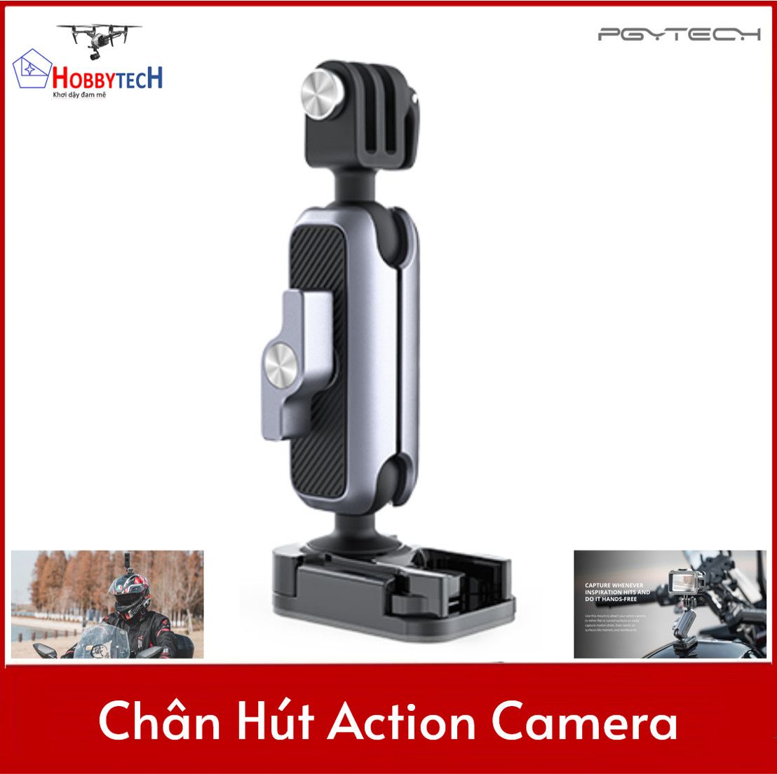 Phụ kiện PGYTECH ACTION CAMERA ADHESIVE MOUNT - Camera hành động kết dính