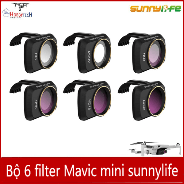 Bộ combo 6 filter Mavic Mini - Chuyên dụng