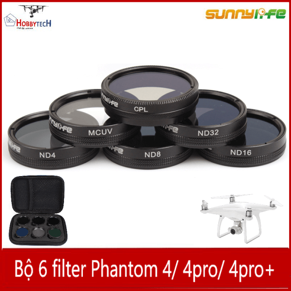 Bộ combo 6filter phantom 3 /4 - phụ kiện