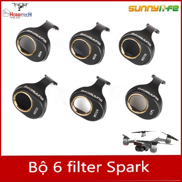 Combo 6 filter DJI Spark – Phụ kiện DJI Spark