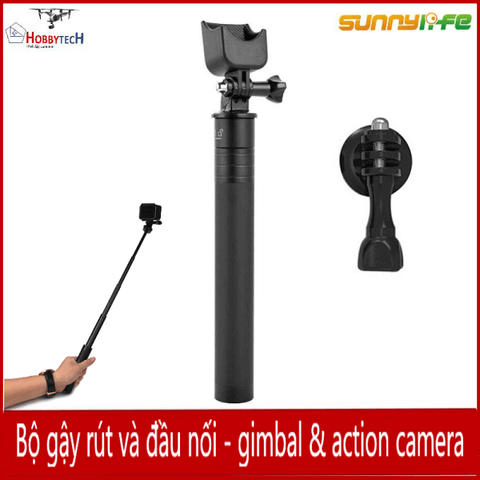  Gậy rút tự sướng – DJI Osmo Action và Osmo Pocket 