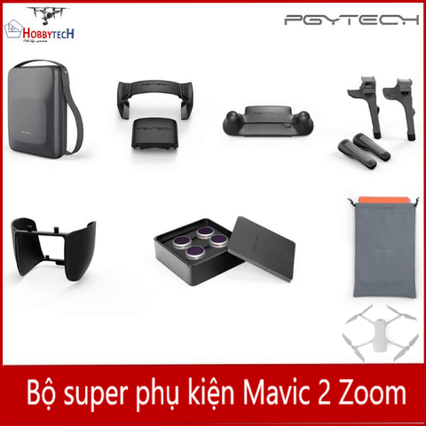  Super Combo phụ kiện DJI mavic 2 zoom – phụ kiện Mavic 2 zoom chính hãng PGYTECH 