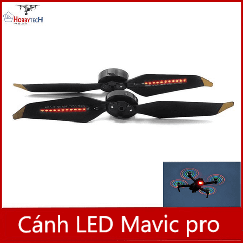  Cánh Mavic pro platium – Cánh giảm ồn đèn LED Mavic pro ( cặp - 2 cánh) 