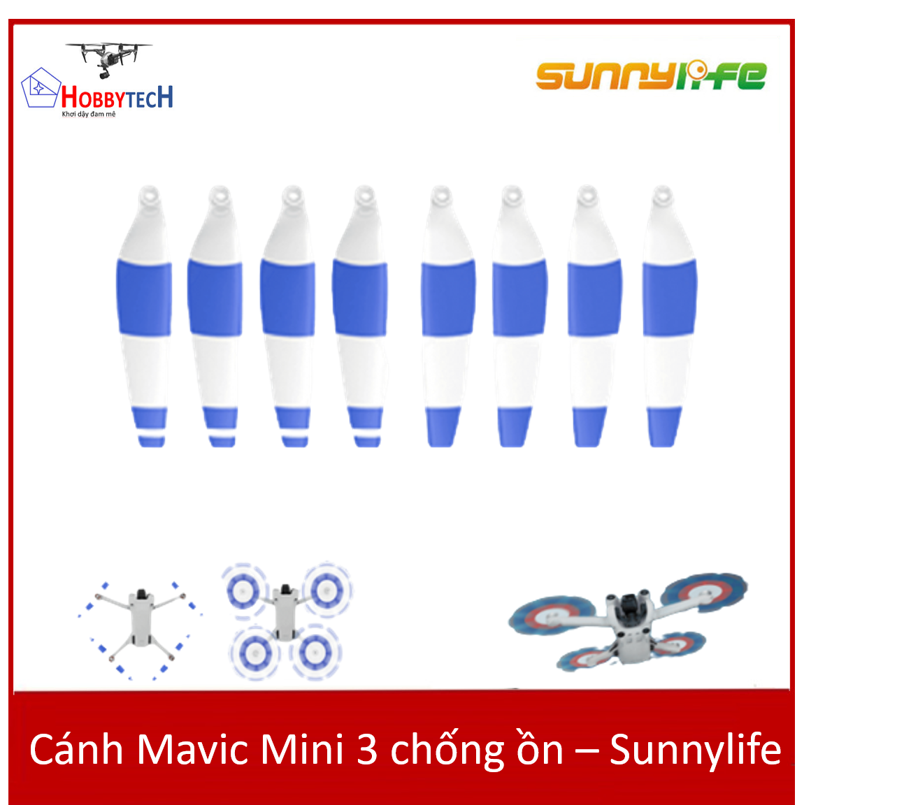 Cánh Mavic Mini 3 chống ồn – Sunnylife (Best similar) – 1 bộ