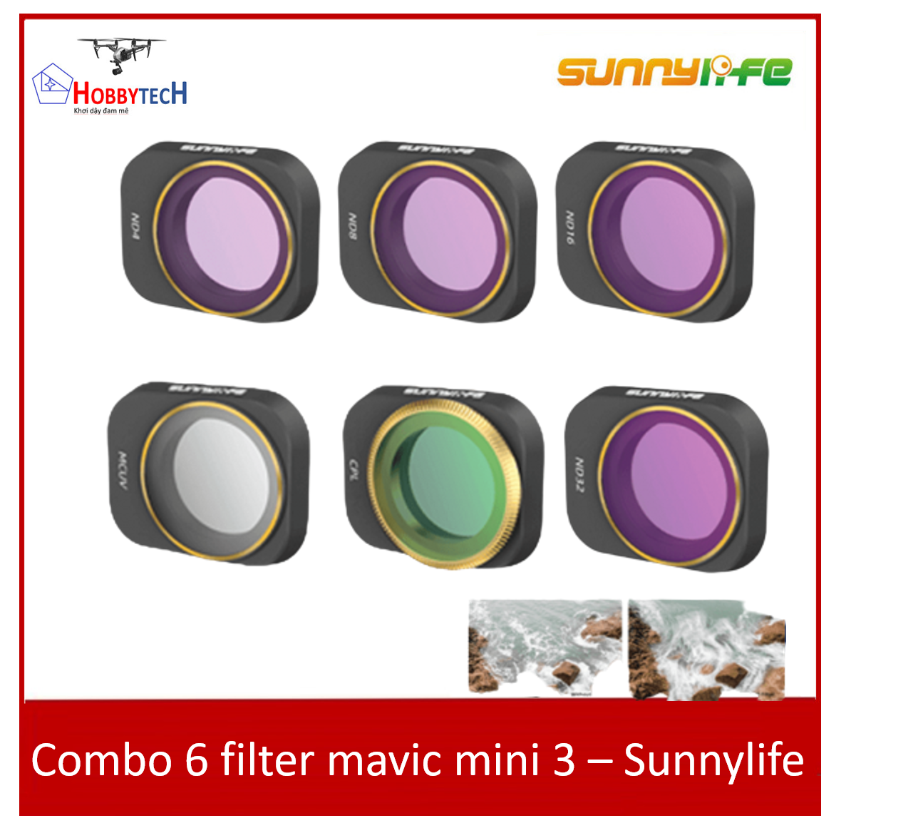 Combo 6 filter mavic mini 3 – Sunnylife