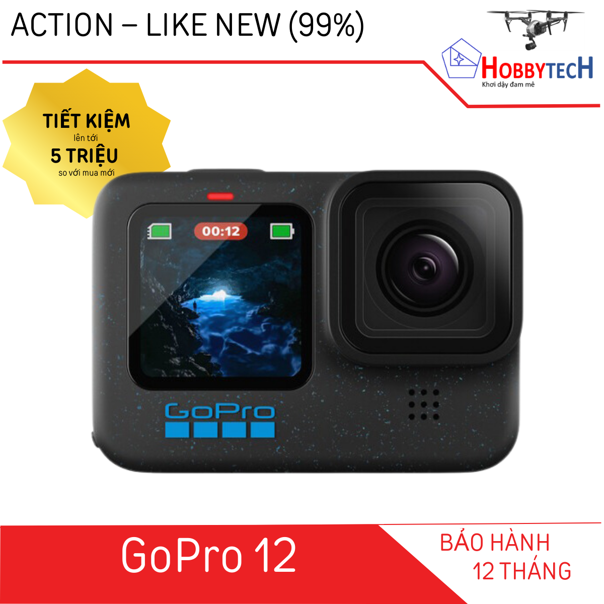 Gopro 12 Cũ (Like New ) - Chính hãng Gopro