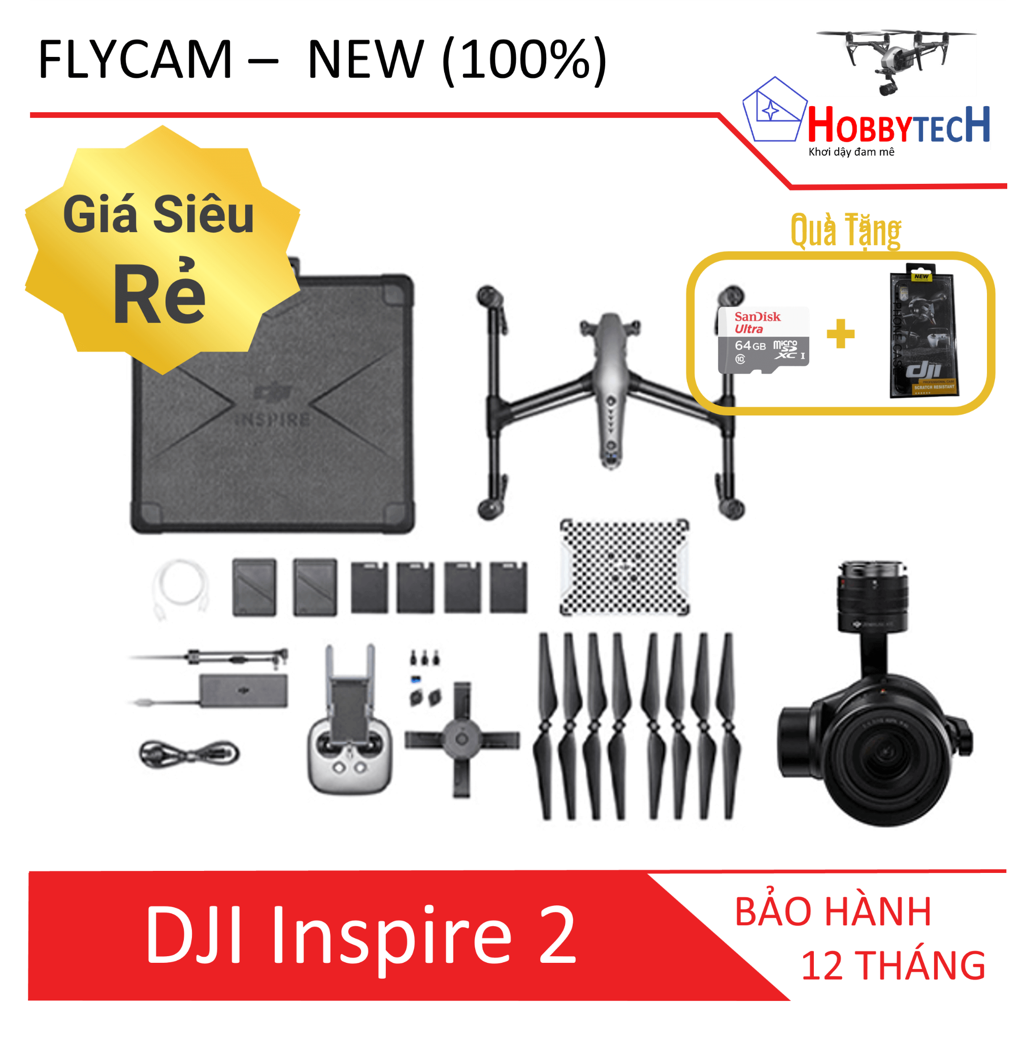DJI Inspire 2 - Chính hãng DJI