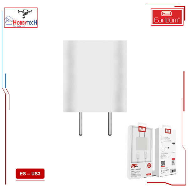 Sạc Bộ PD 18W Earldom ES - US3