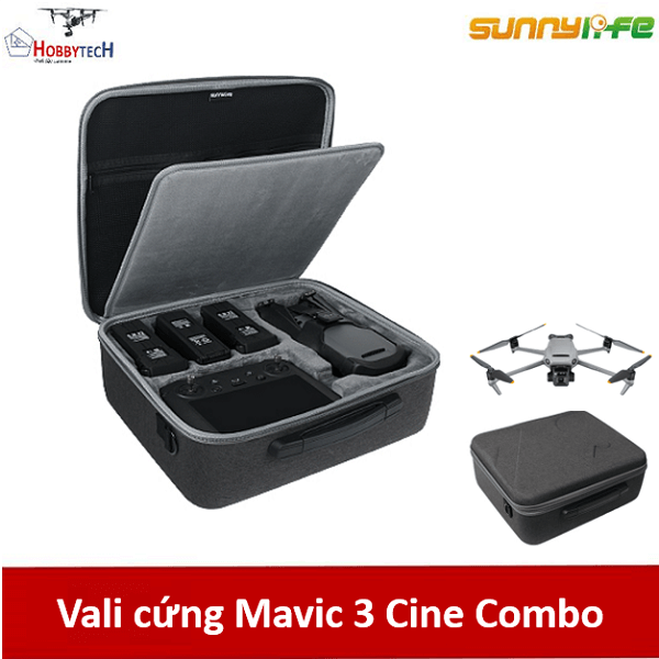 Vali cứng Mavic 3 Cine Premium Combo - Sunnylife chuyên dụng và có quai đeo