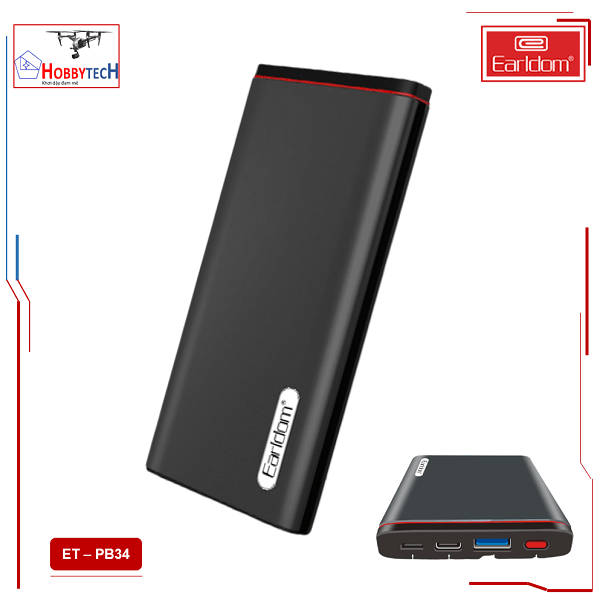 Sạc Dự Phòng 10.000 mAh Earldom PB-34