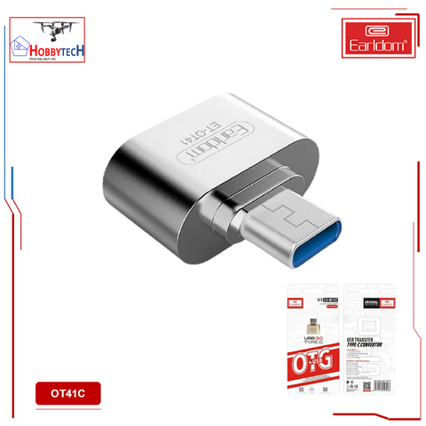  Jack Chuyển Đổi Chân Type- C Sang Cổng USB Earldom OT41 