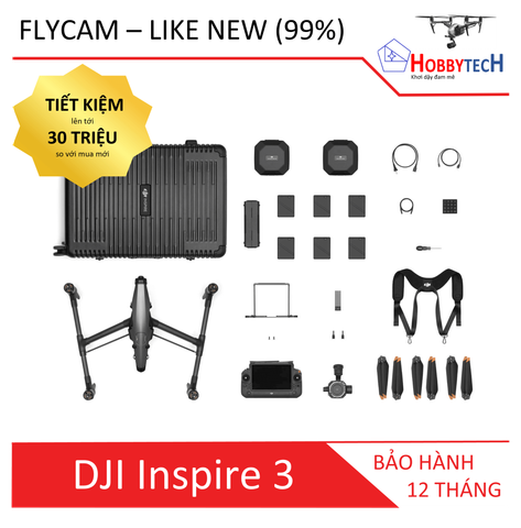  DJI Inspire 3 cũ ( Like New ) – Chính hãng DJI 