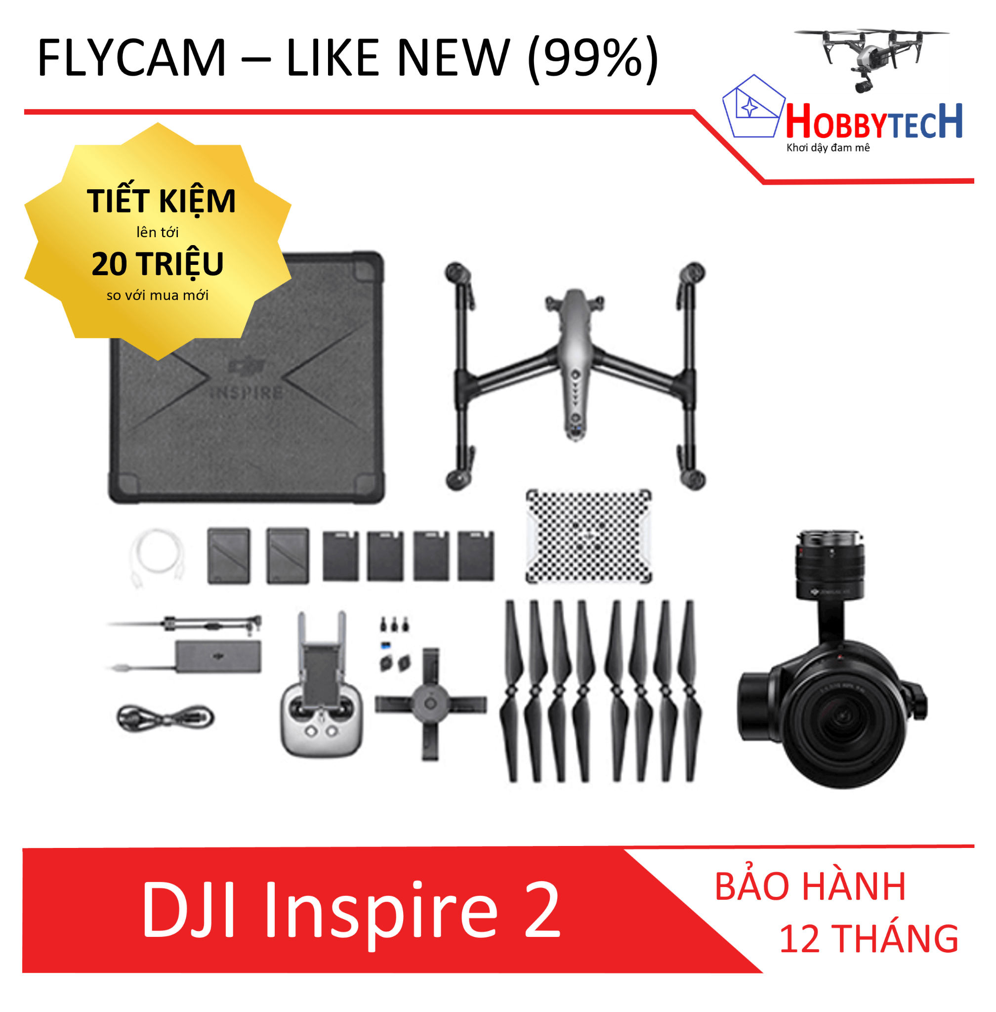 DJI Inspire 2 cũ ( Like new ) - Chính hãng DJI