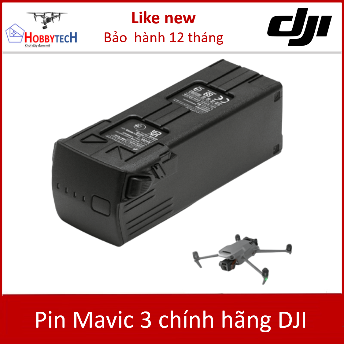 Pin Mavic 3 chính hãng DJI – BH 6 tháng | Phukienflytech