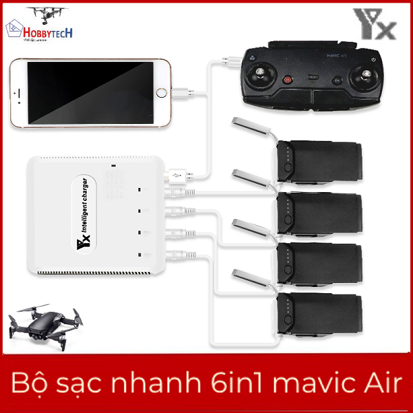 Bộ sạc nhanh Mavic air - (best safety) – phụ kiện Mavic Air chính hãng