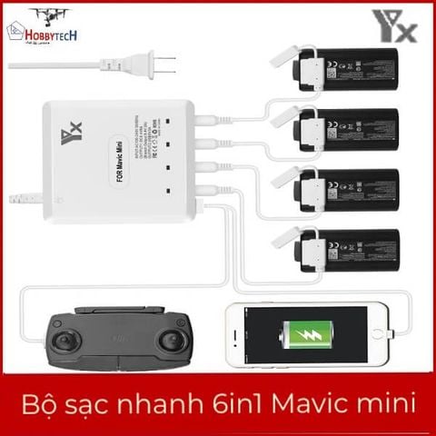  Bộ sạc nhanh 6 in 1 mavic mini 