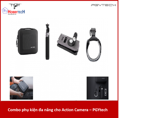  Combo phụ kiện đa năng cho Action Camera – PGYtech 