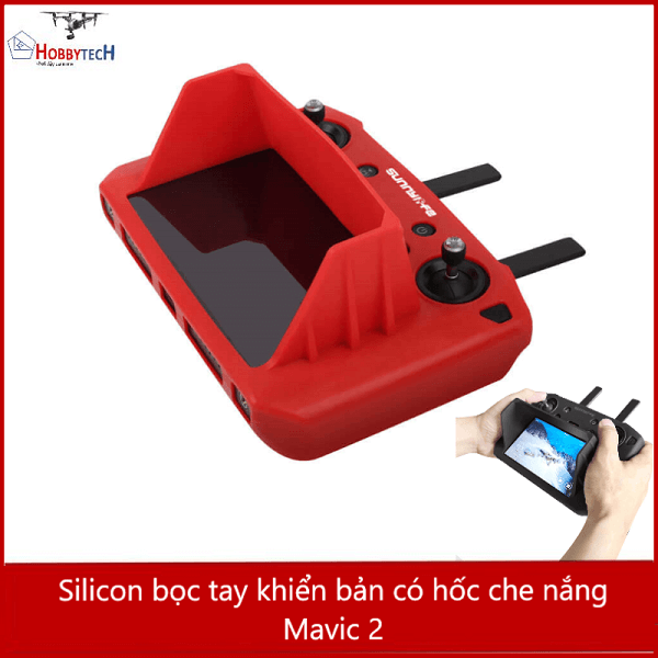 Silicon tay khiển DJI Smart Controler Mavic 2- bản có hốc che nắng
