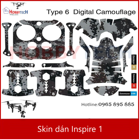  Skin dán Inspire 1 