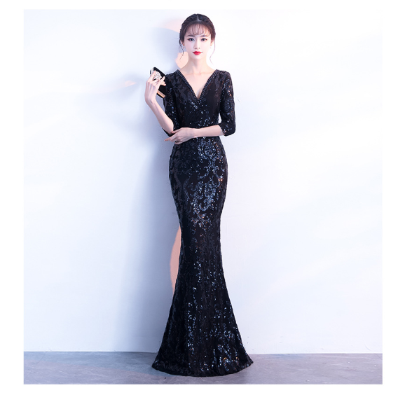 Dạ Hội Kim Sa Đuôi Cá Hoa Văn